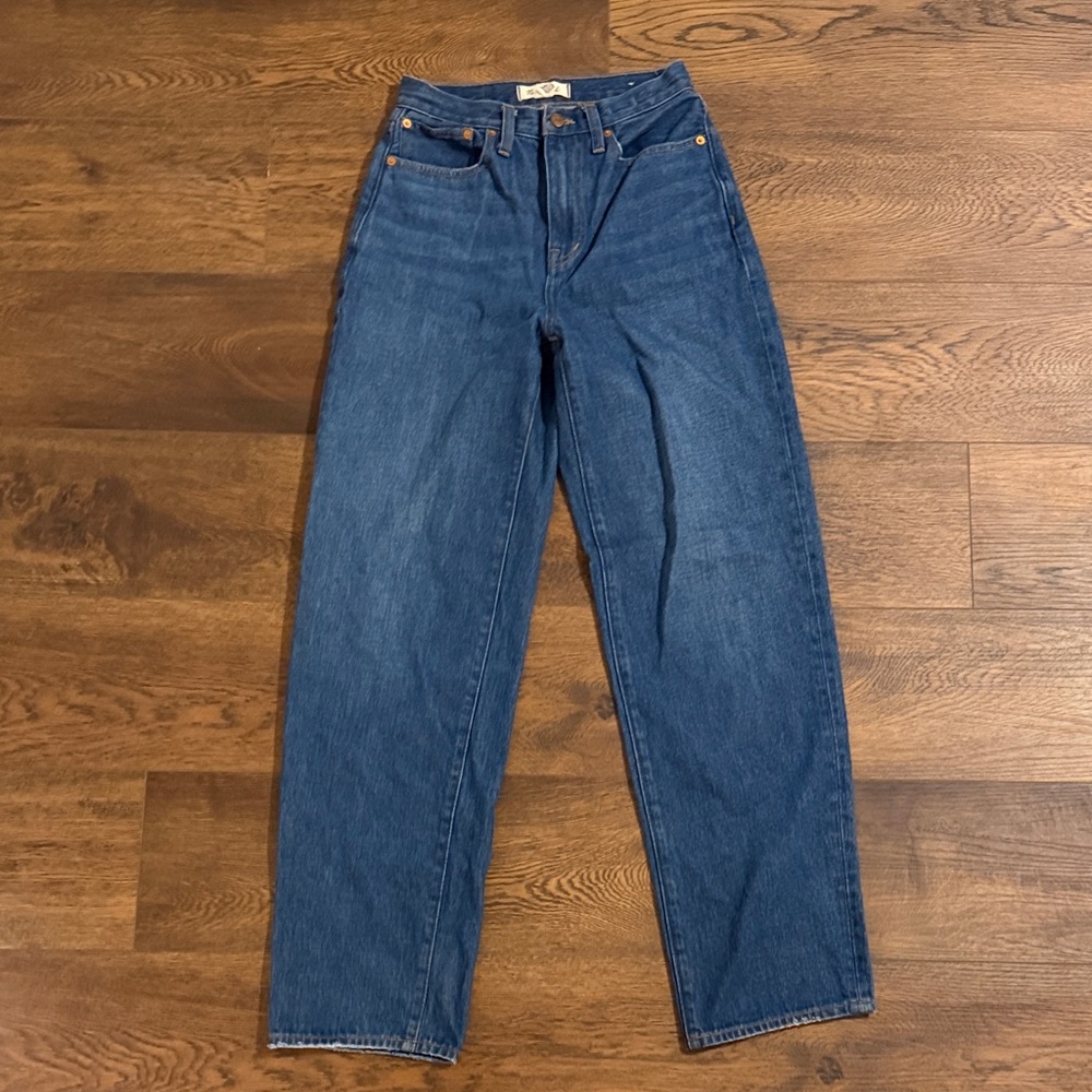 Madewell Straight Leg Blue Jeans